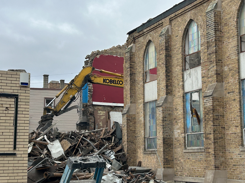 North Richmond Street church demolition
