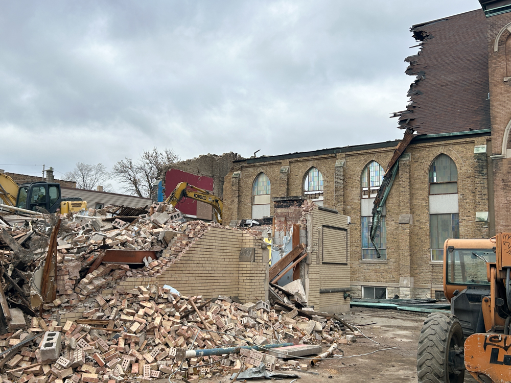 North Richmond Street church demolition