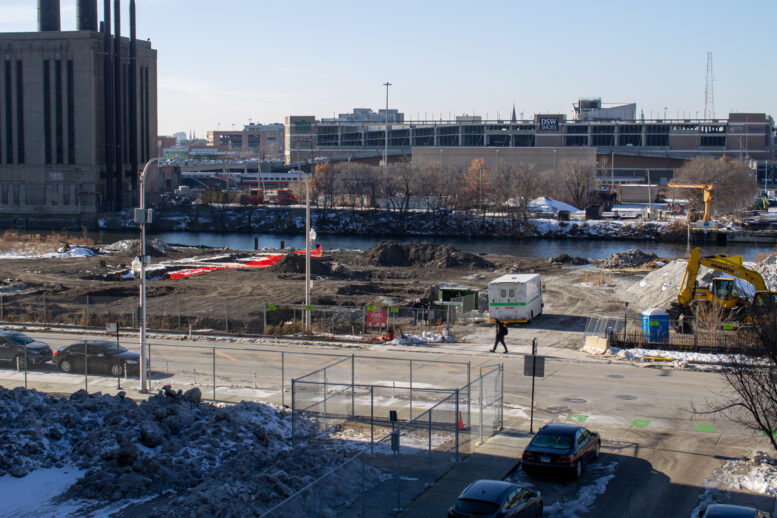 1010 South Wells Street foundation excavation
