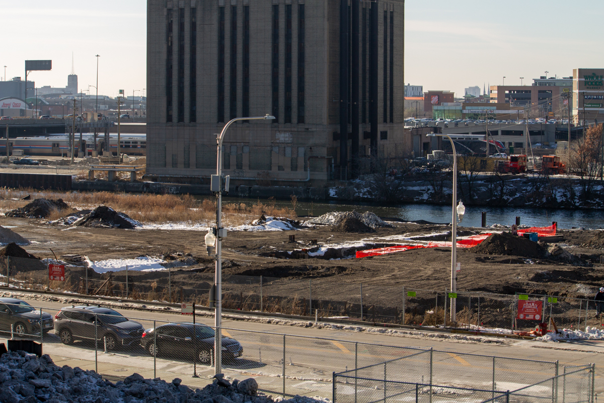 1010 South Wells Street Riverline foundation work