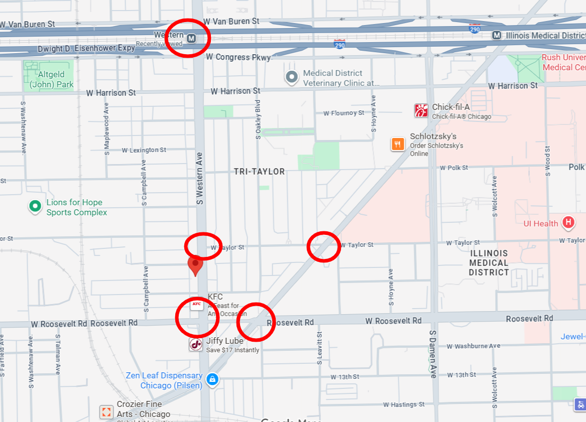 1106-1114 South Western Avenue construction permits