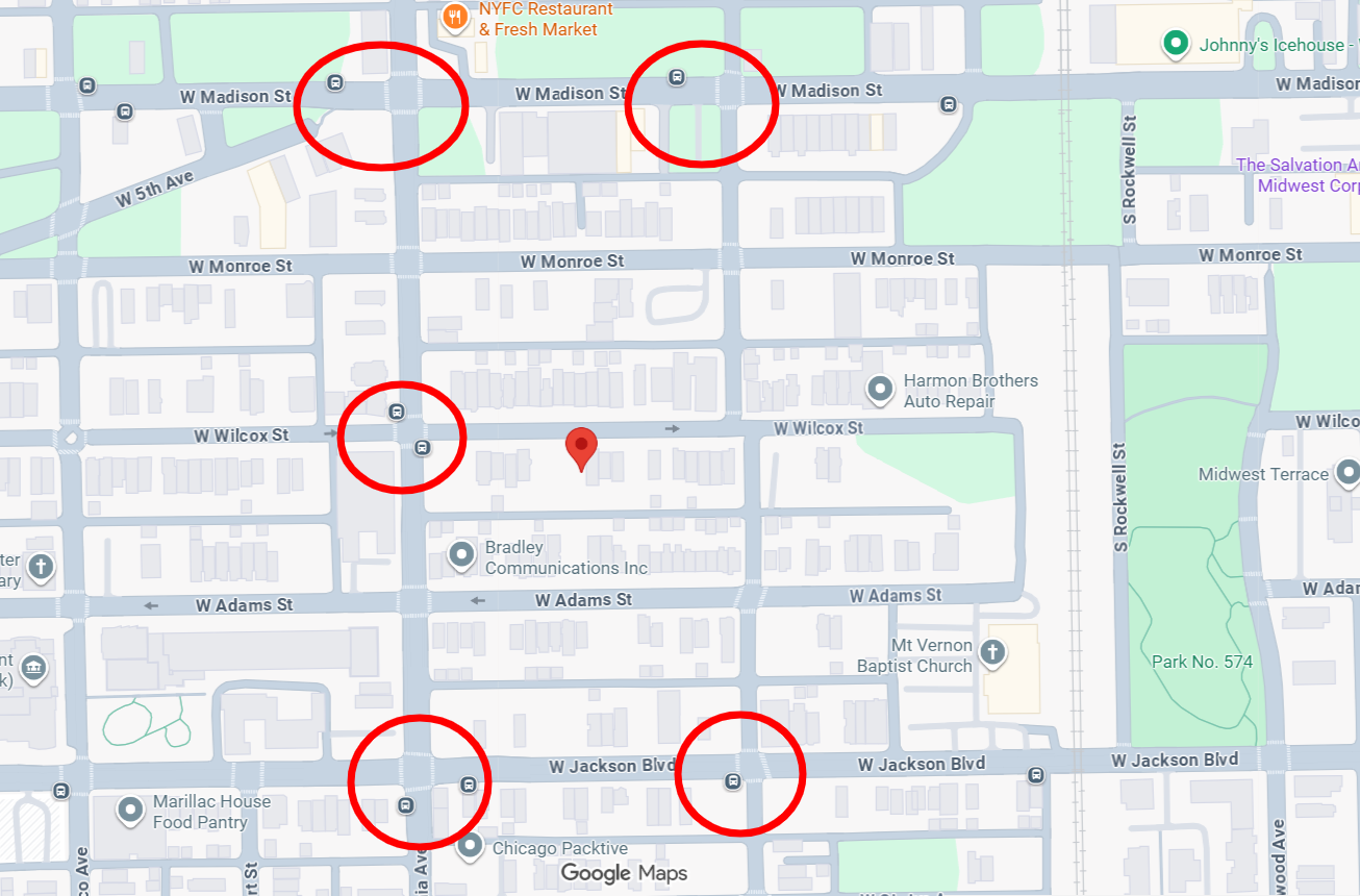 2733-2737 West Wilcox Avenue three-flats permitted