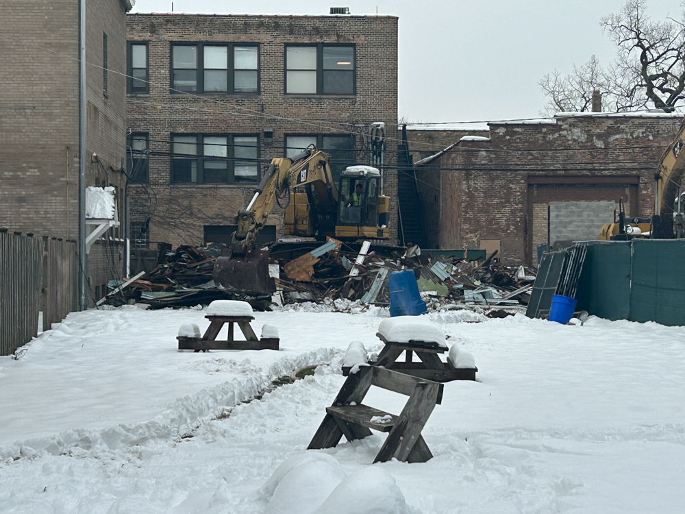 Ravenswood Presbyterian Church demolition begins