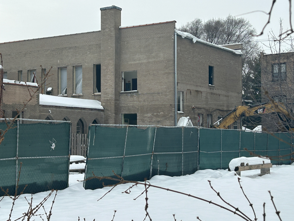 Ravenswood Presbyterian Church demolition begins