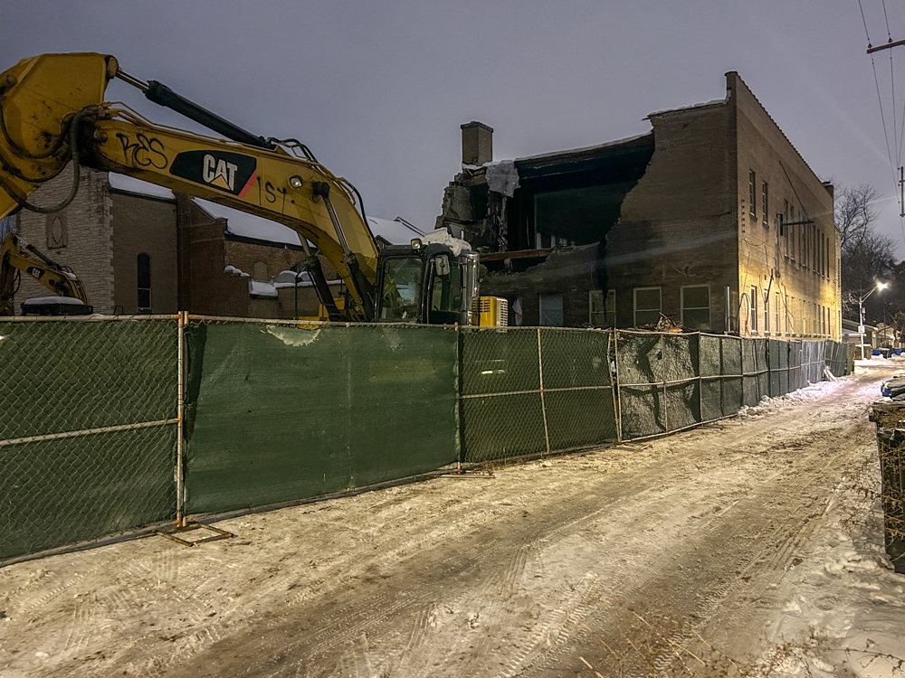 Ravenswood Presbyterian Church demolition begins
