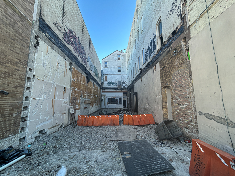 Royal George Theatre demolition