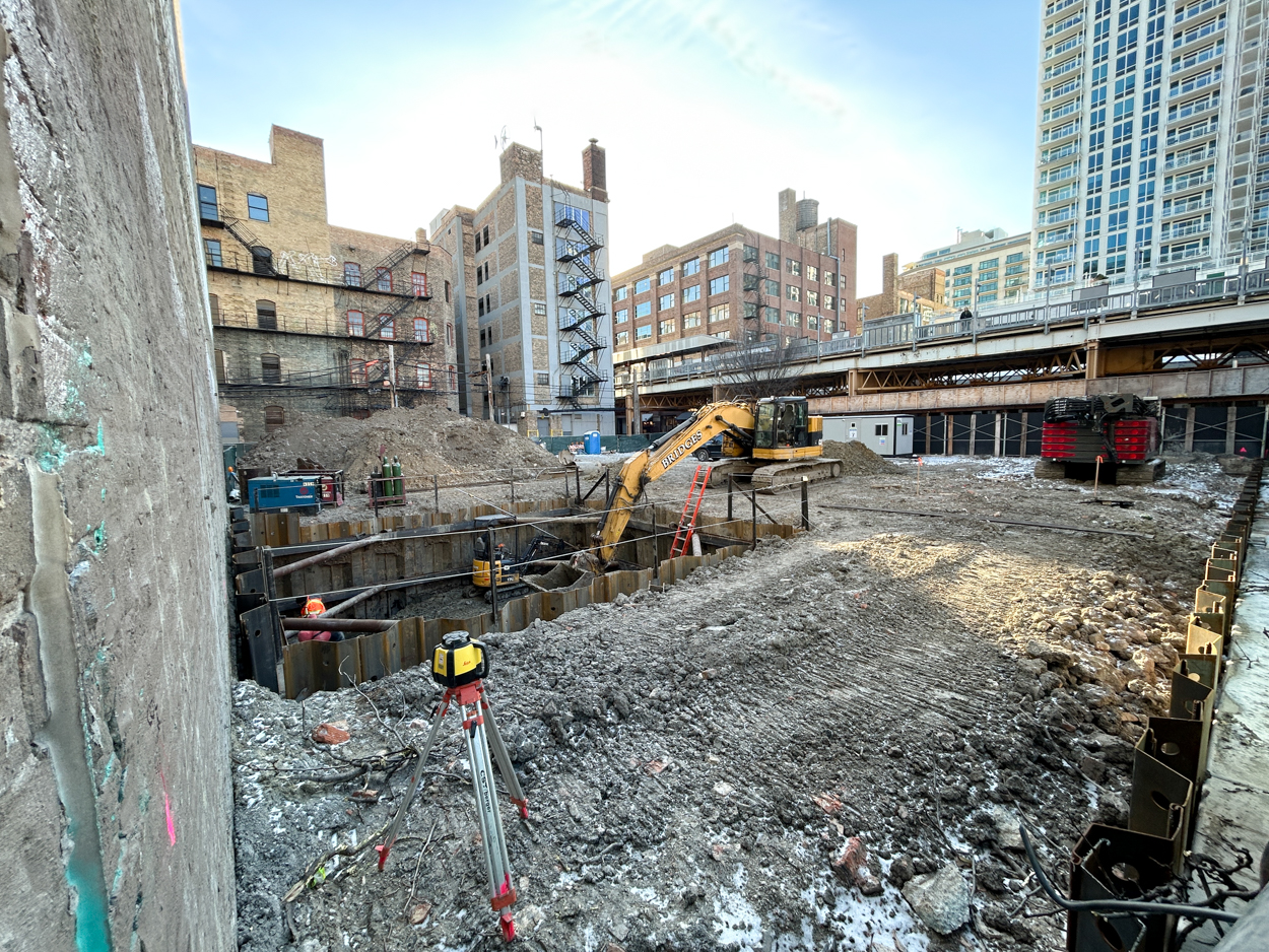 227 West Chicago foundation work
