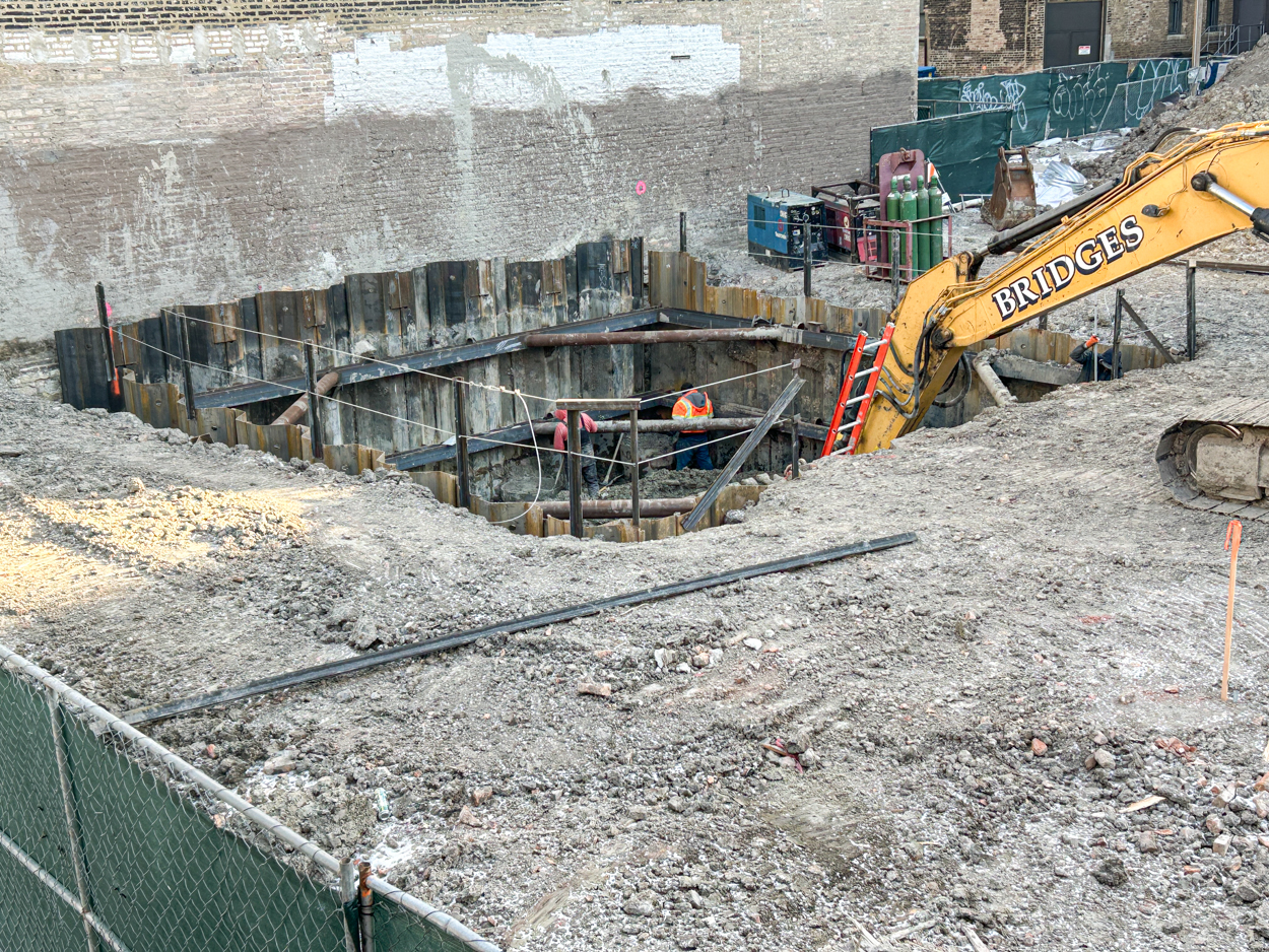 227 West Chicago foundation work