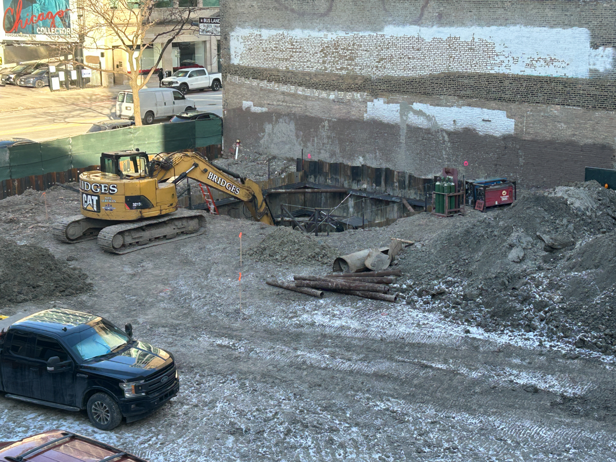 227 West Chicago foundation work