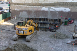227 West Chicago foundation work underway