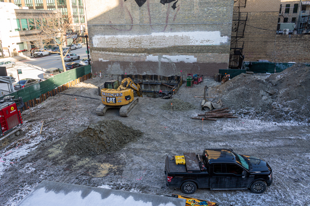 227 West Chicago foundation work