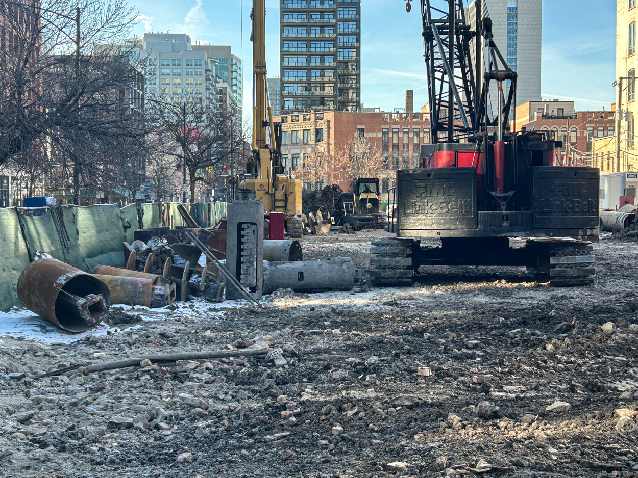 310 West Huron full permit and caisson work