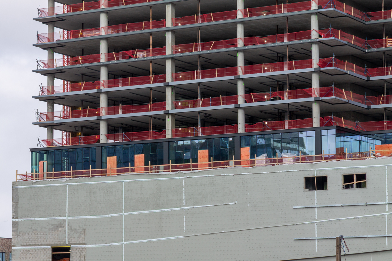 370 North Morgan first glass