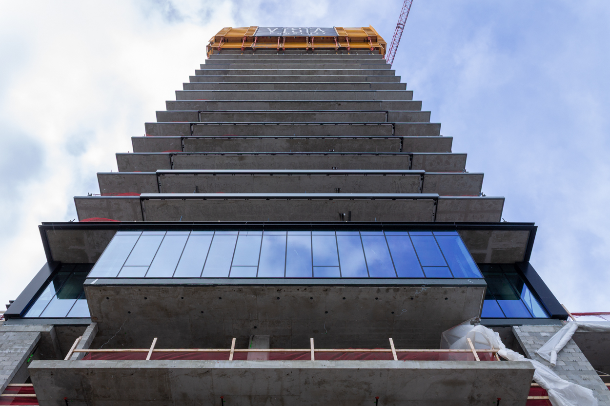 370 North Morgan first glass