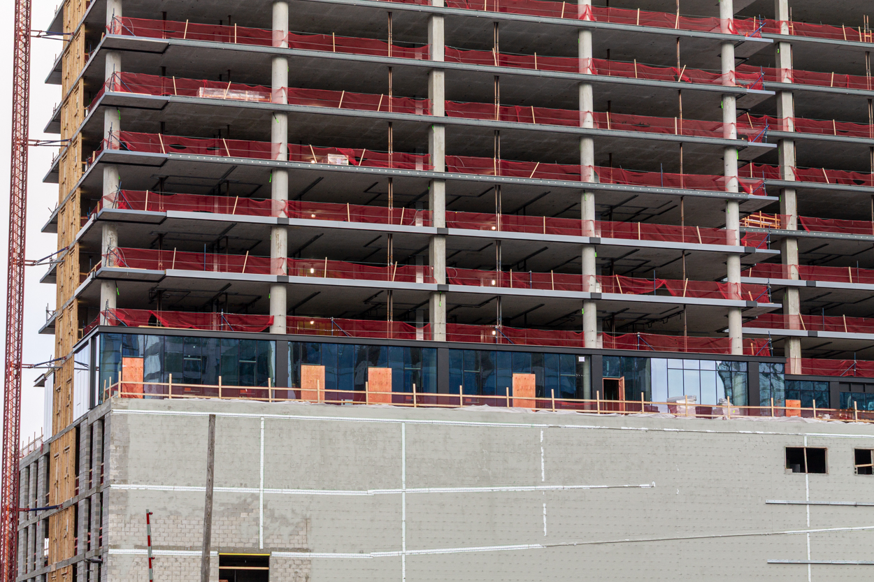 370 North Morgan first glass