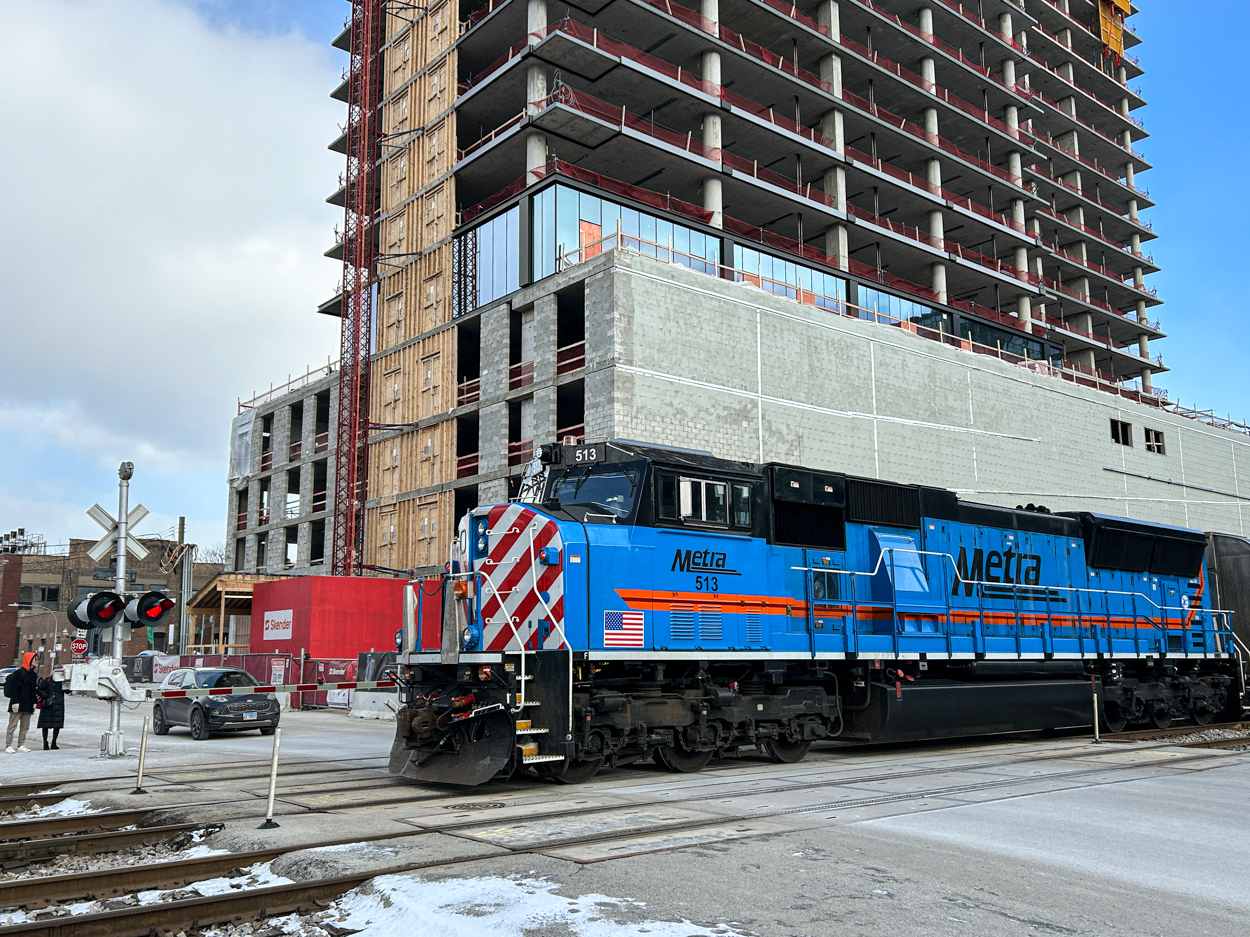 370 North Morgan first glass