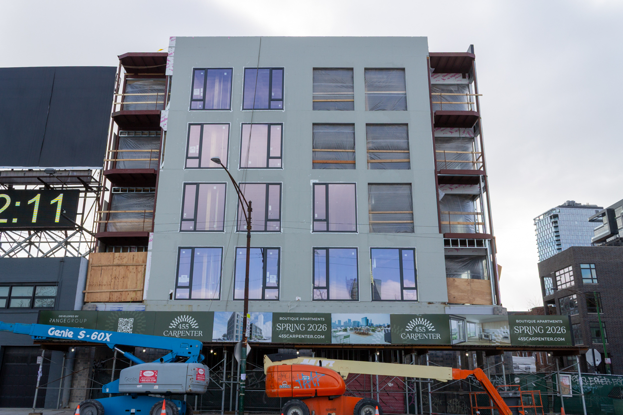 455 North Carpenter January 2026 construction update