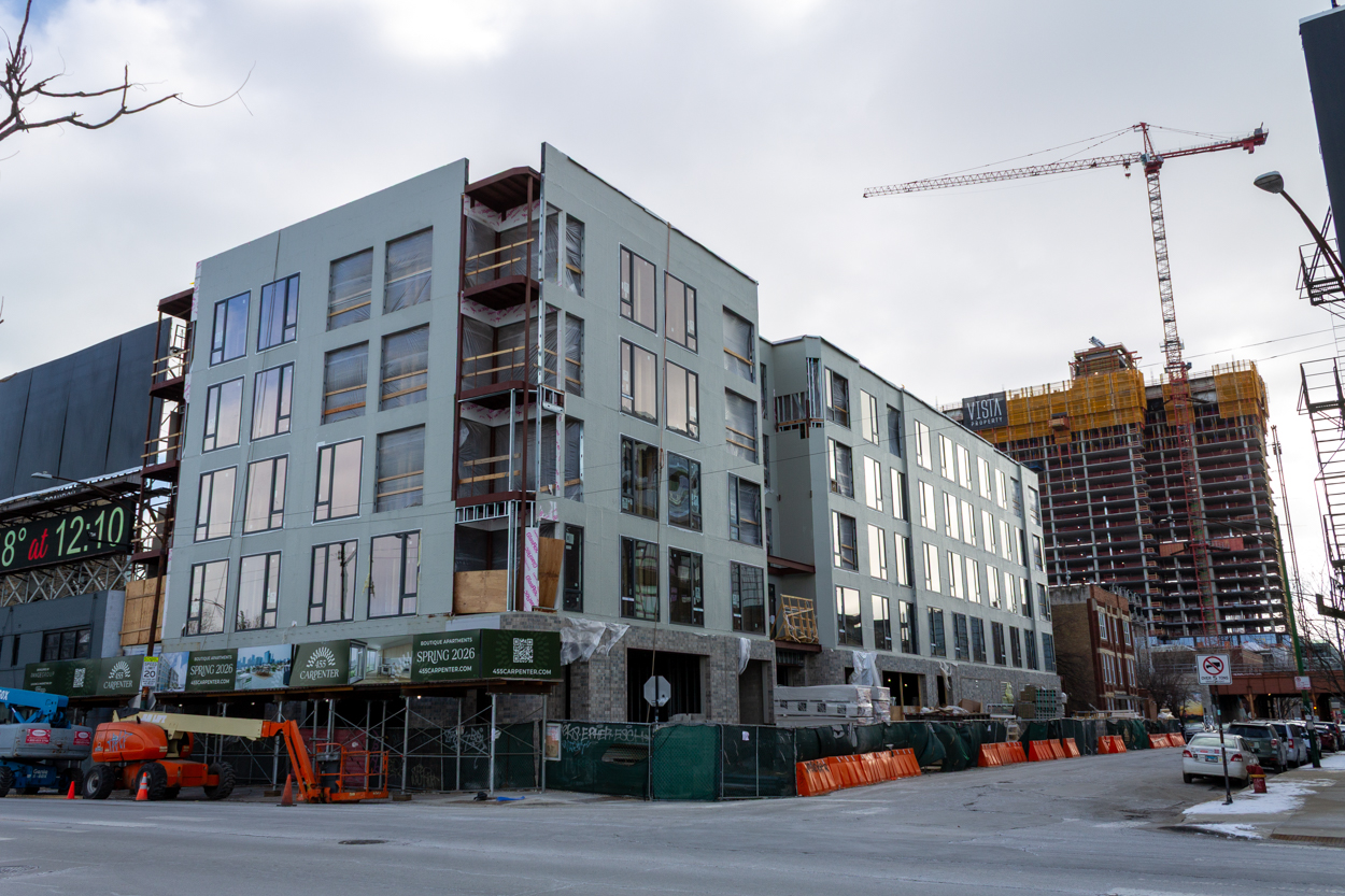 455 North Carpenter January 2026 construction update