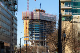 Bally's Hotel Tower first glass