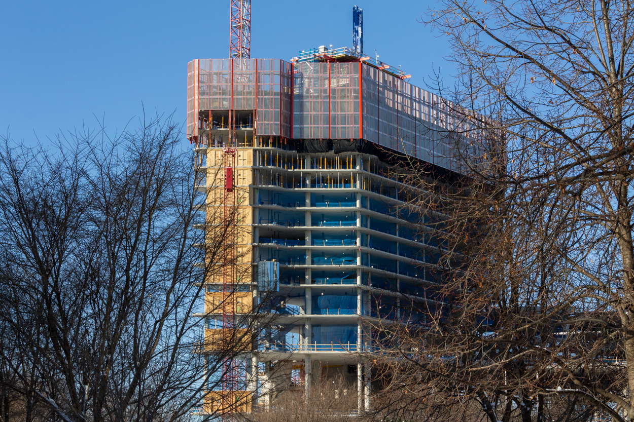Bally's Hotel Tower first glass
