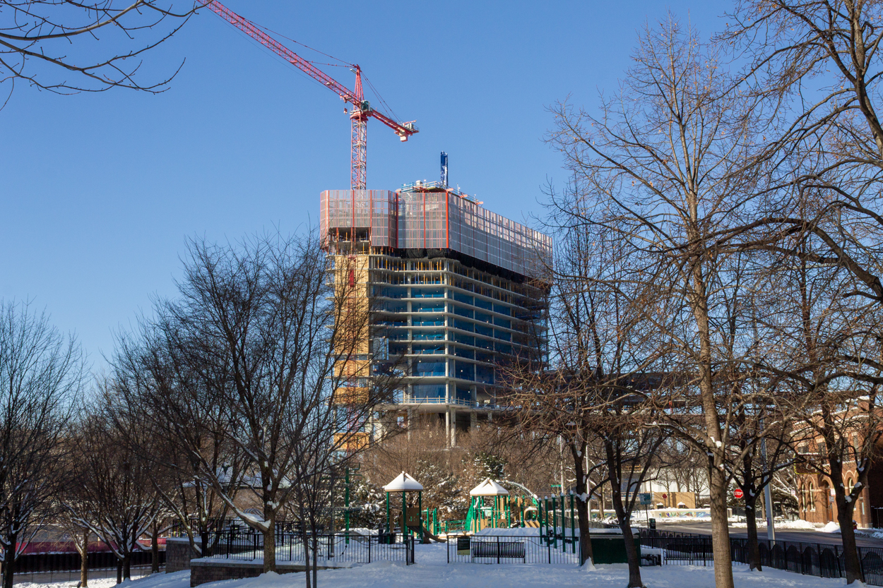 Bally's Hotel Tower first glass
