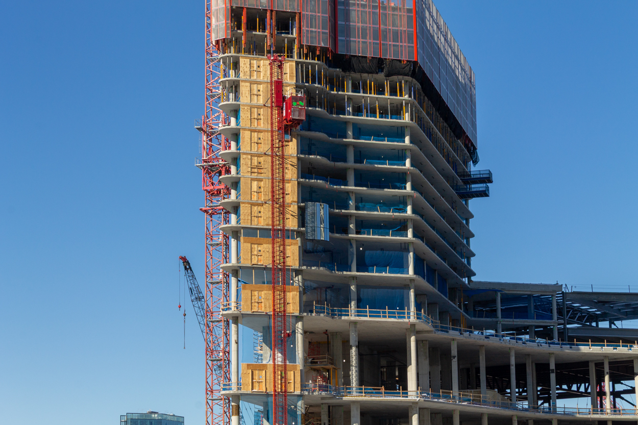 Bally's Hotel Tower first glass