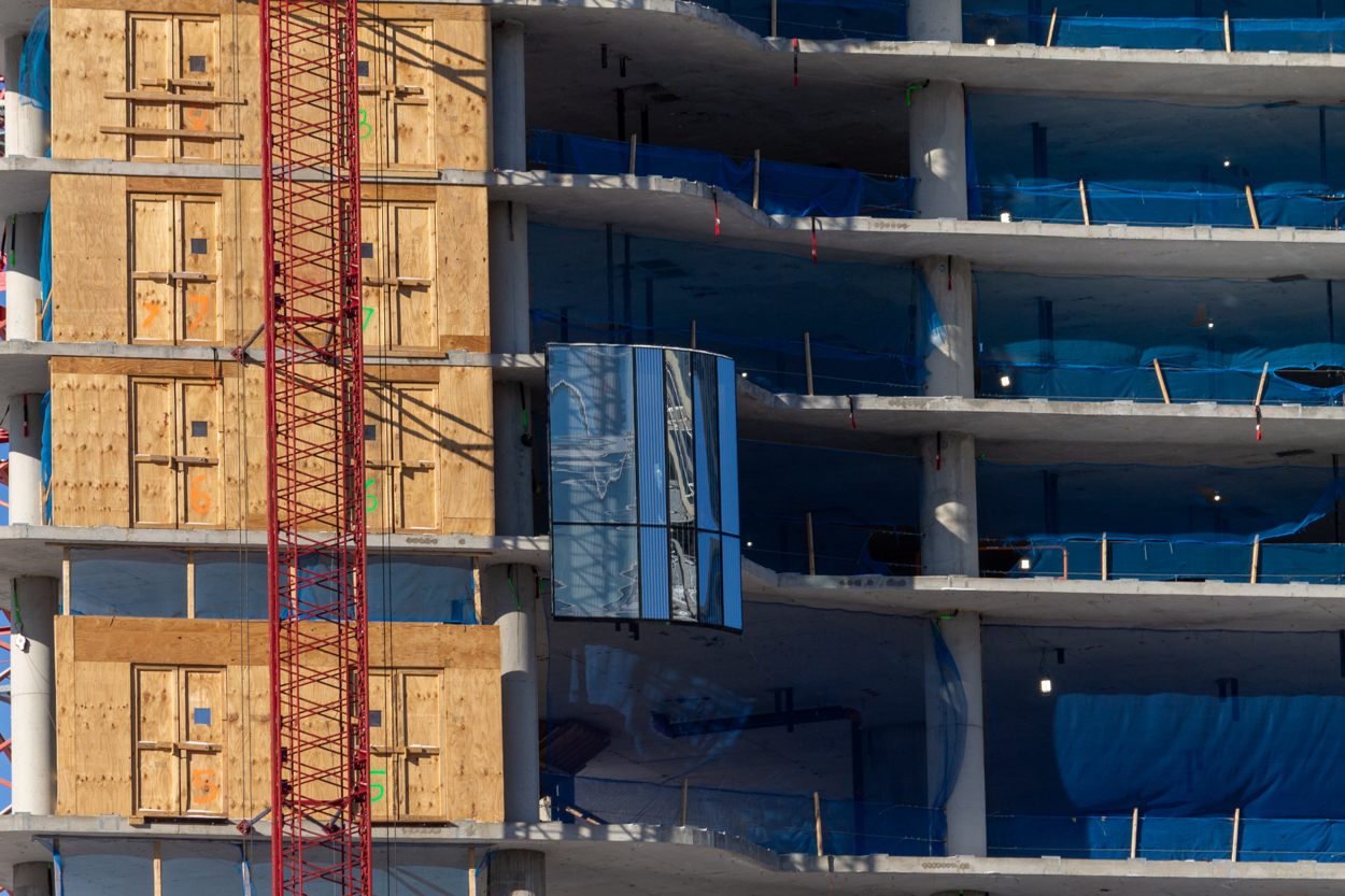 Bally's Hotel Tower first glass