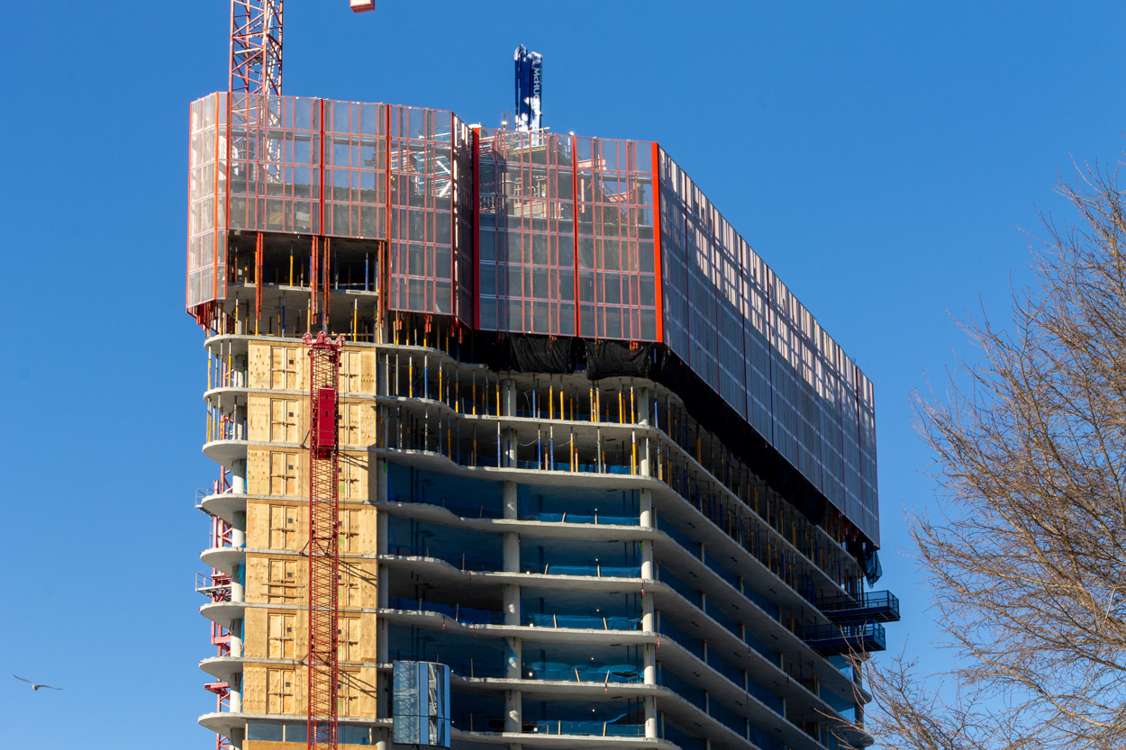 Bally's Hotel Tower first glass