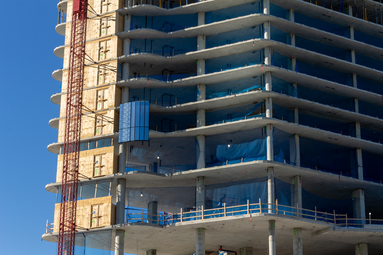 Bally's Hotel Tower first glass