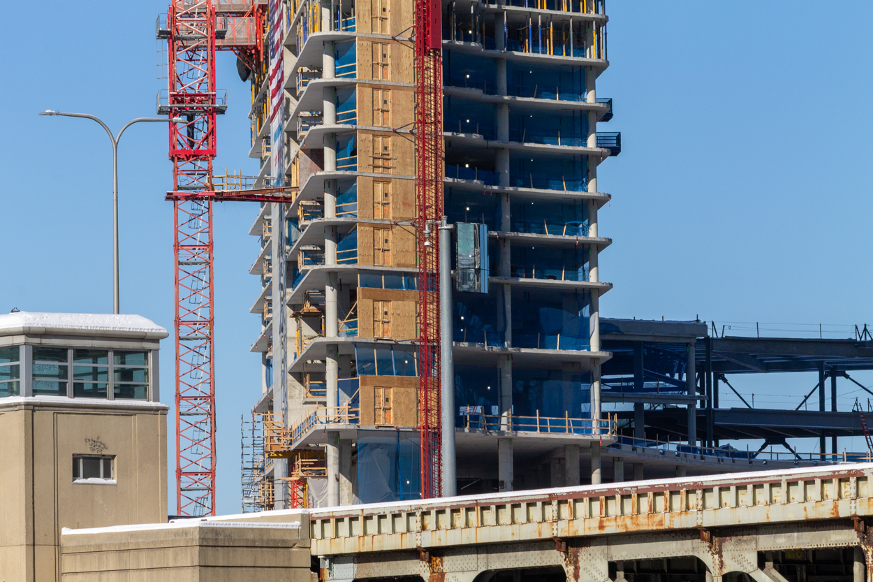 Bally's Hotel Tower first glass