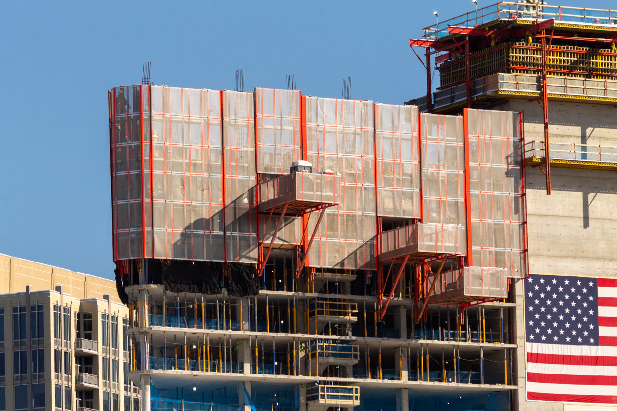 Bally's Hotel Tower first glass