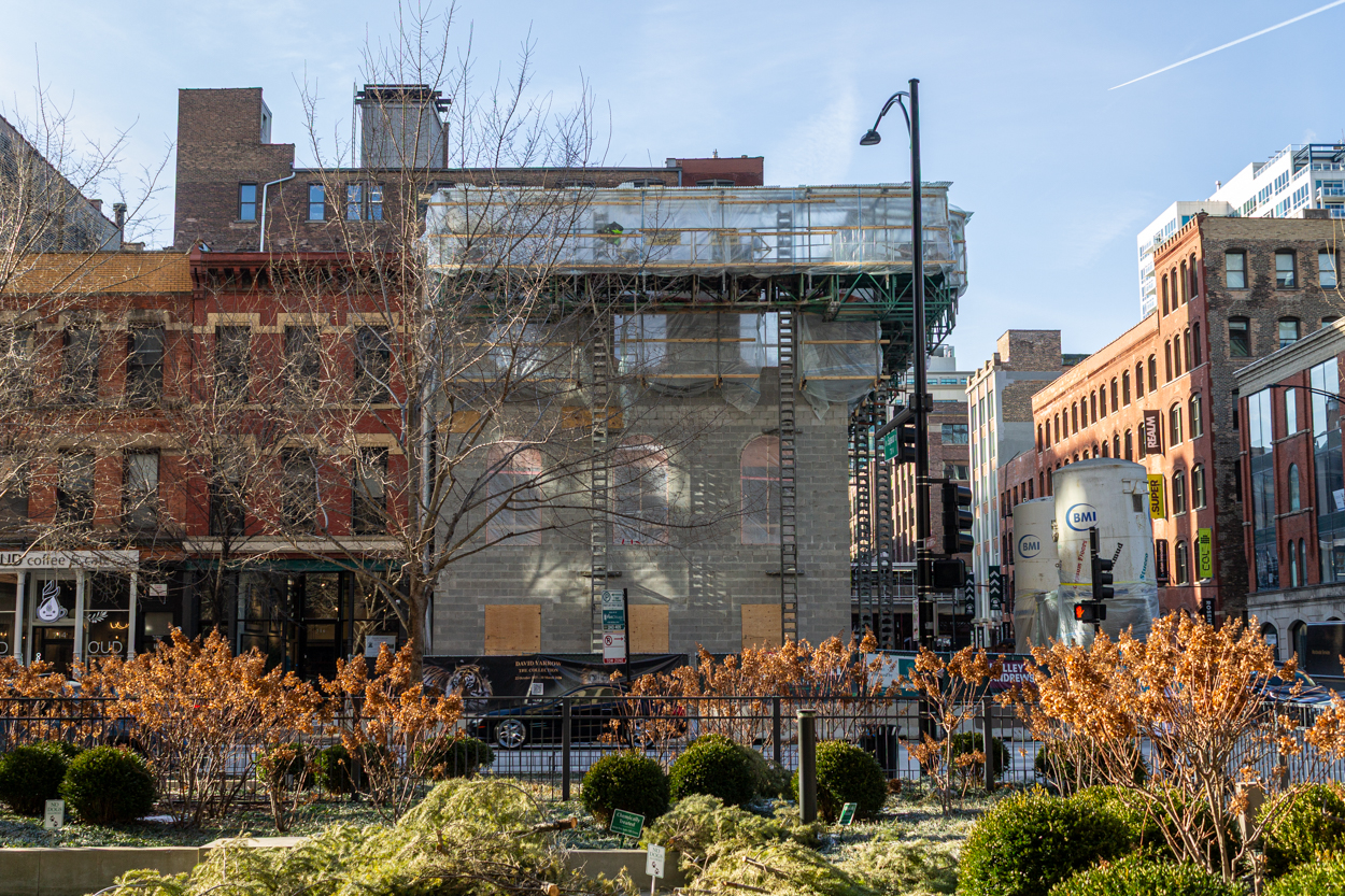 The Lake social club January 2026 construction progress
