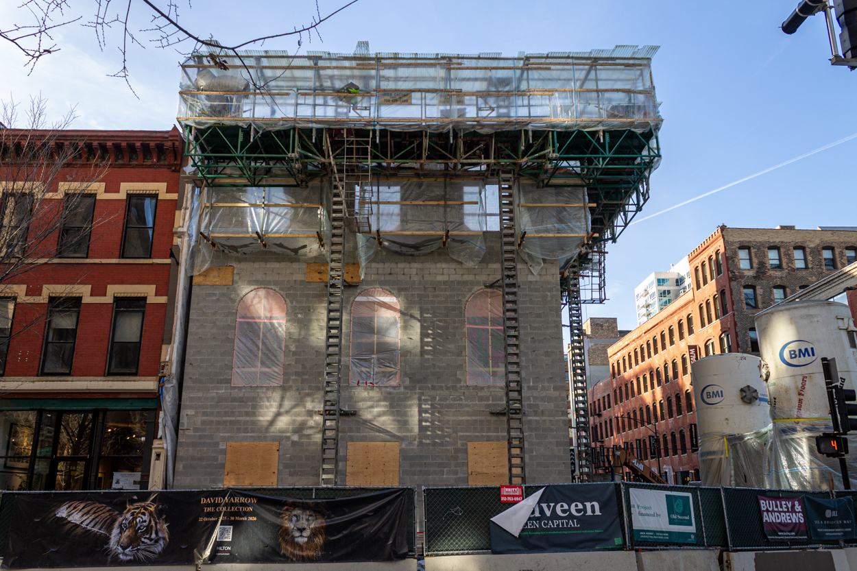 The Lake social club January 2026 construction progress