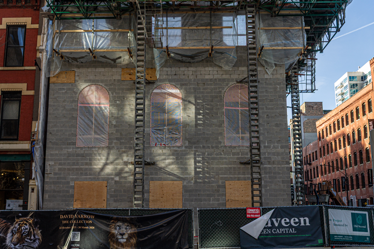 The Lake social club January 2026 construction progress