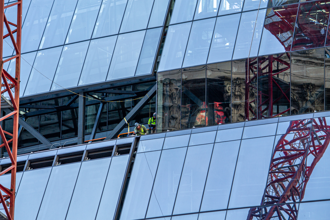 Thompson Center Google exterior renovation January 2026 update