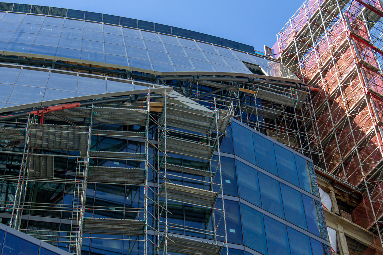 Thompson Center Google exterior renovation January 2026 update