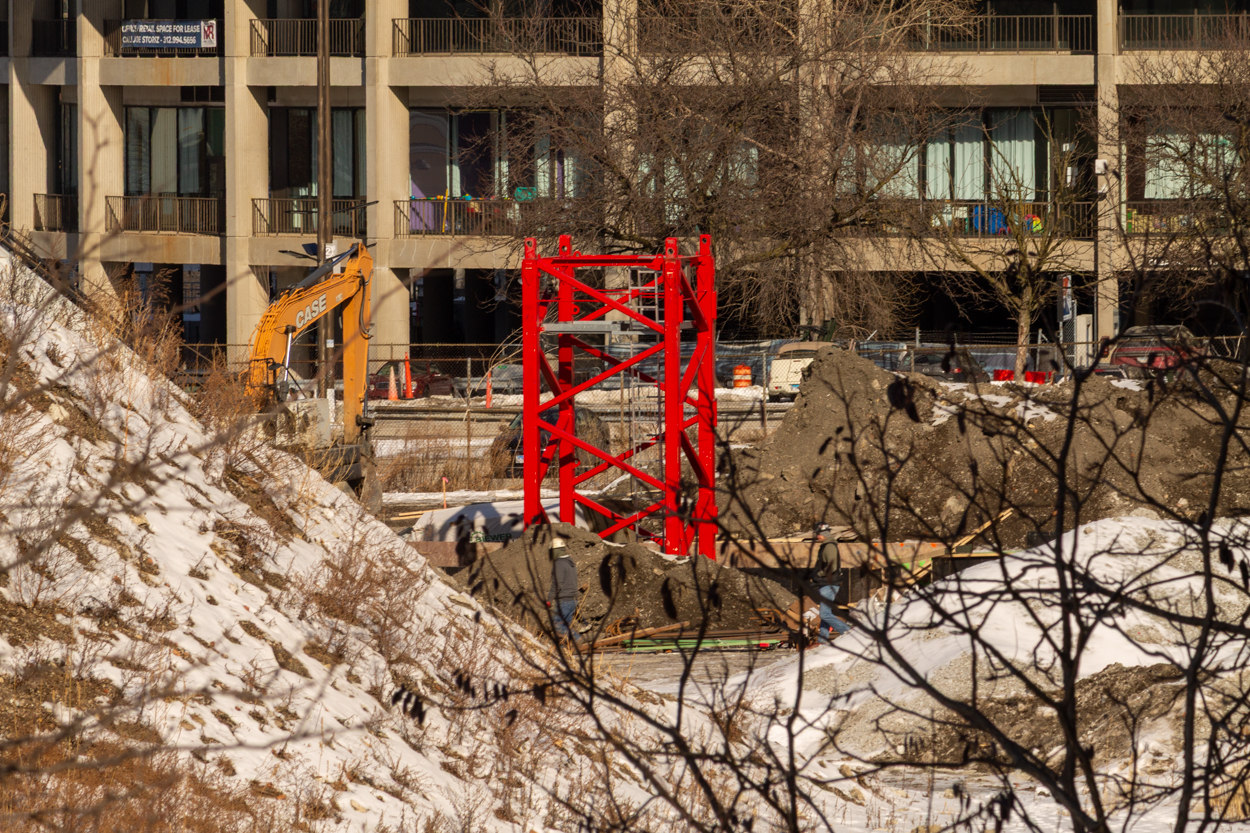 1010 South Wells tower crane permitted