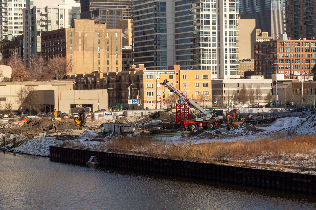 1010 South Wells tower crane permitted