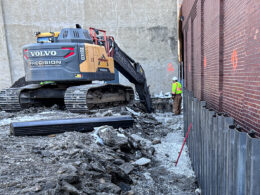 135 north Desplaines construction underway