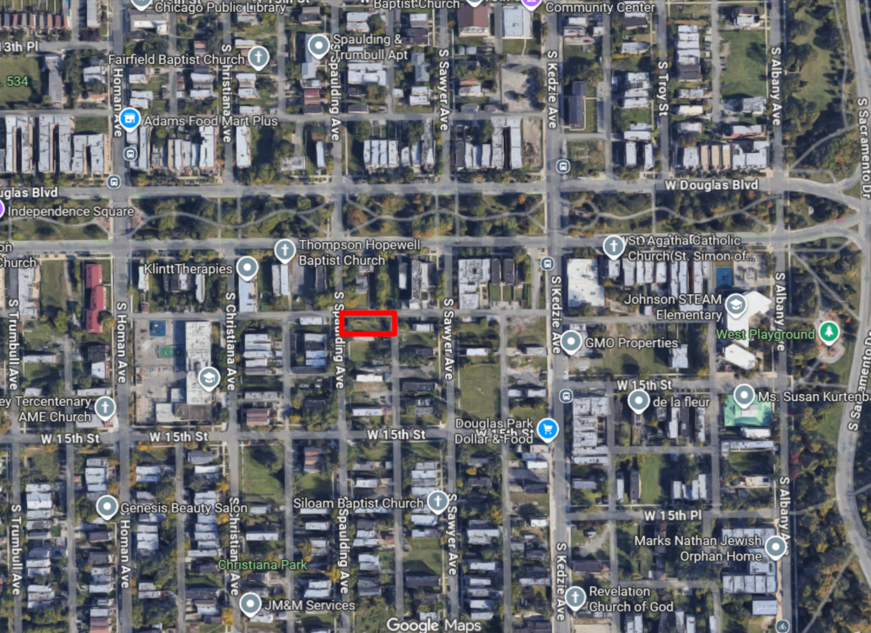 1419 South Spaulding Avenue three-flat permitted