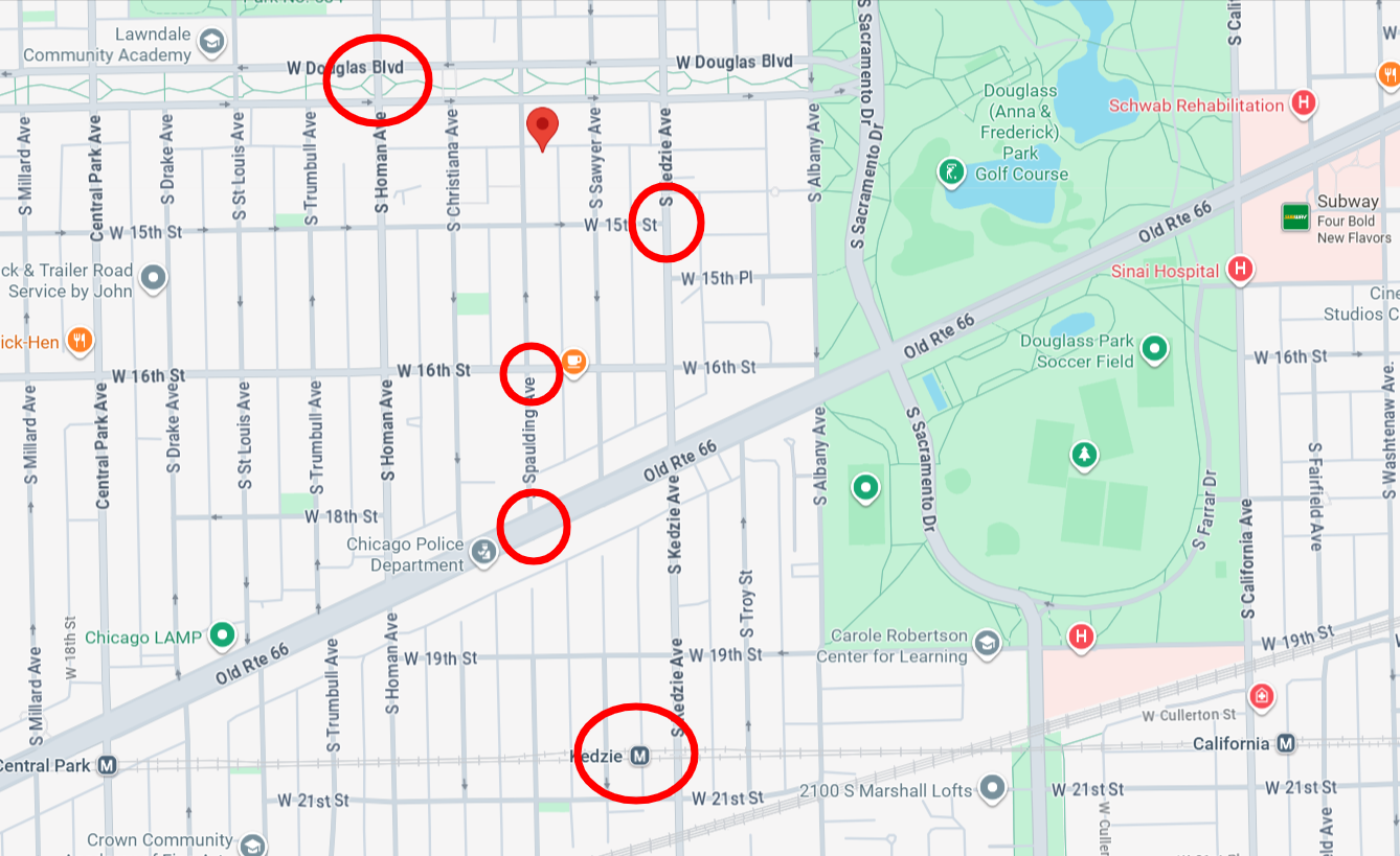 1419 South Spaulding Avenue three-flat permitted