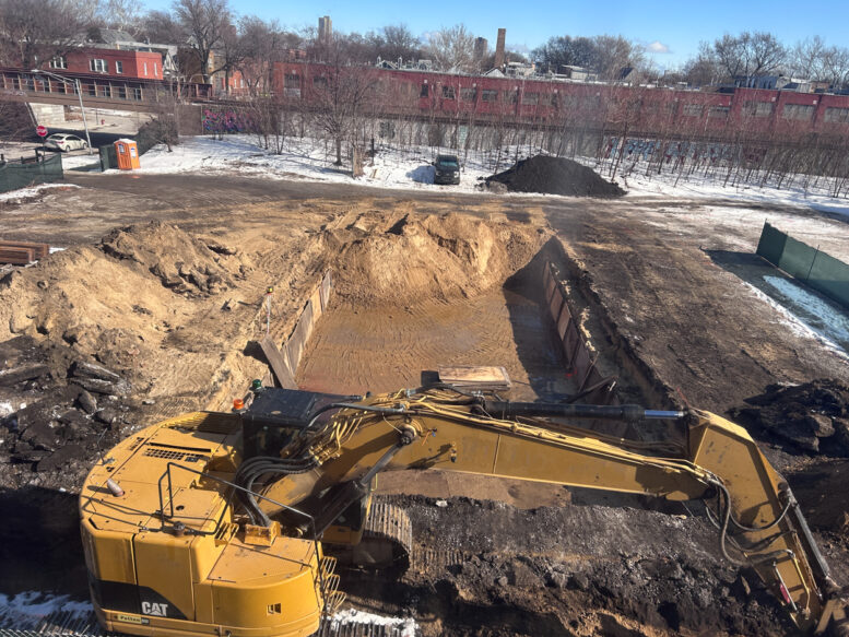 1801 West Grace Street Club Grace foundation work underway