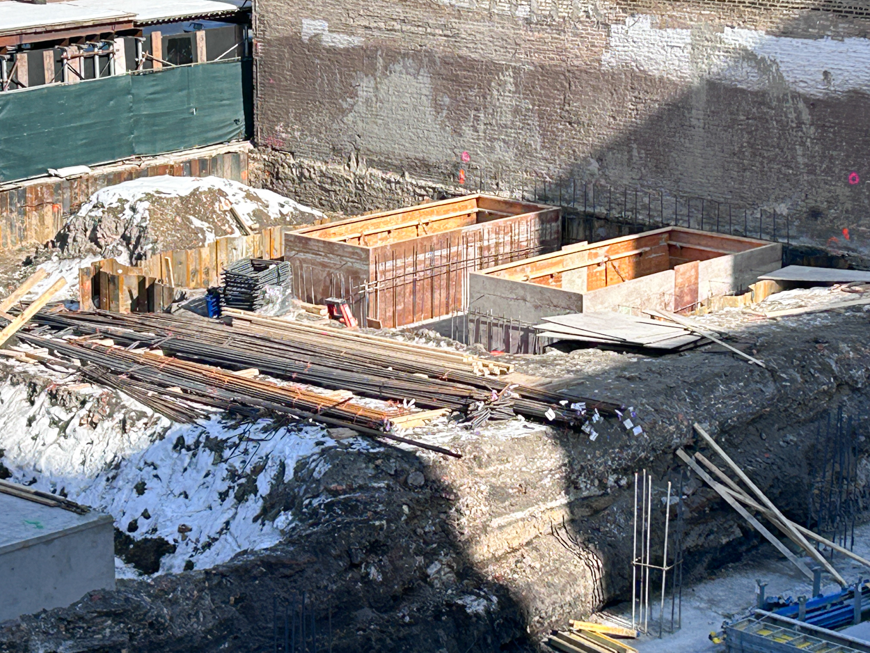 227 West Chicago Avenue foundation progress February 2026