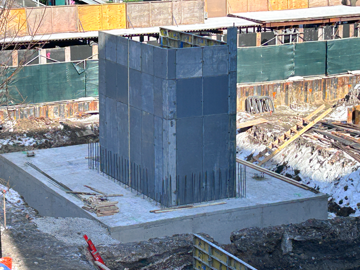 227 West Chicago Avenue foundation progress February 2026