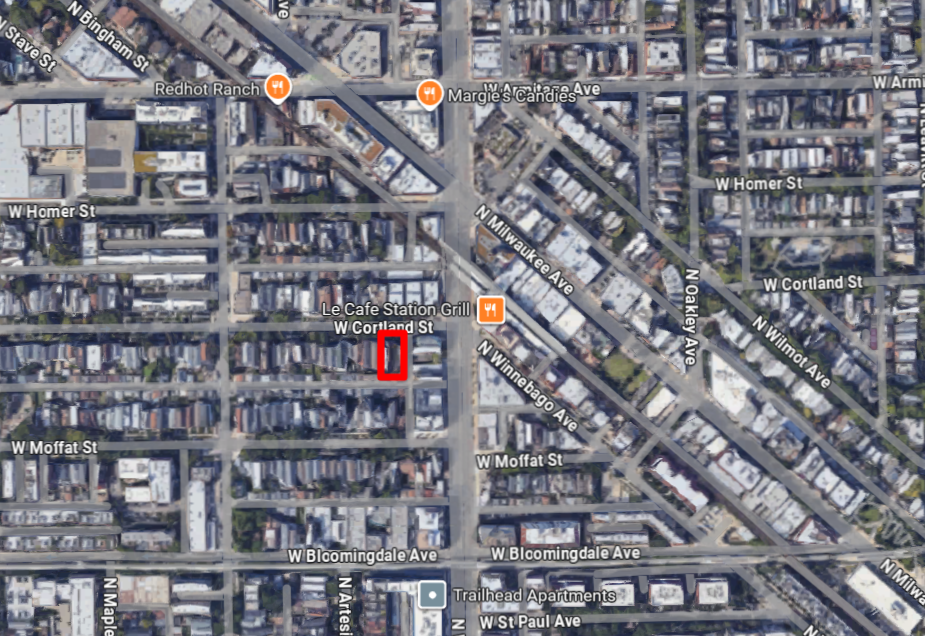 2415 West Cortland Street two-flat and coach house permitted