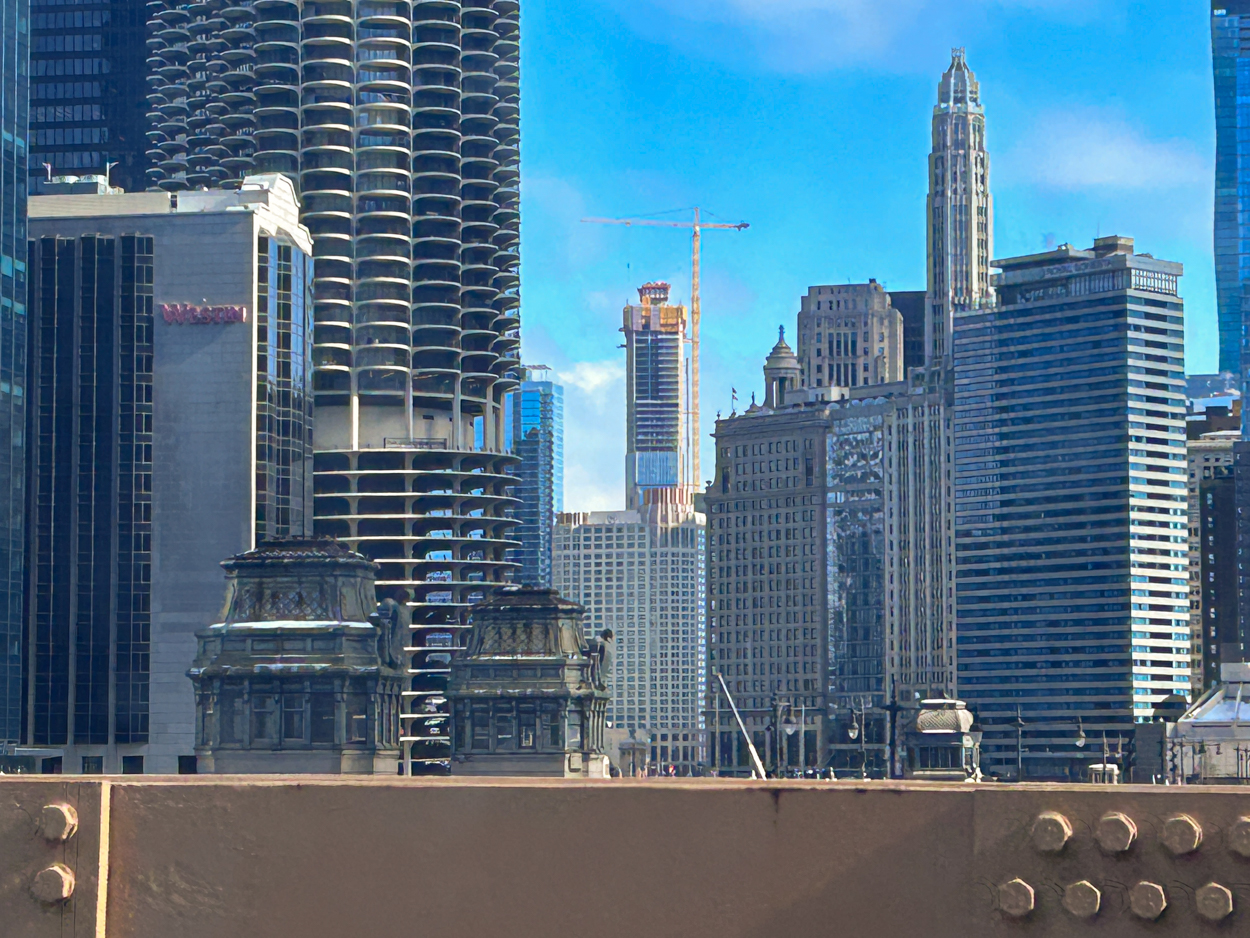 400 Lake Shore final tower crane jump