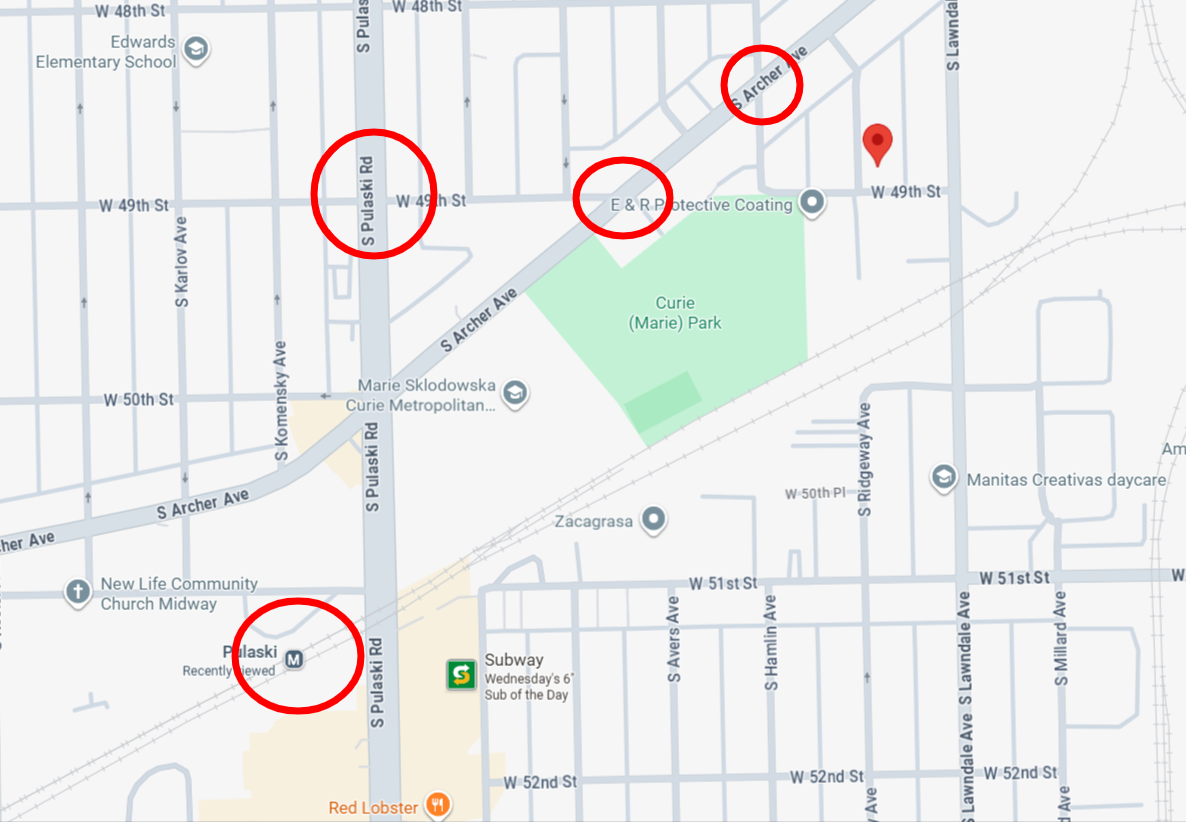 South Ridgeway Avenue SFR permits