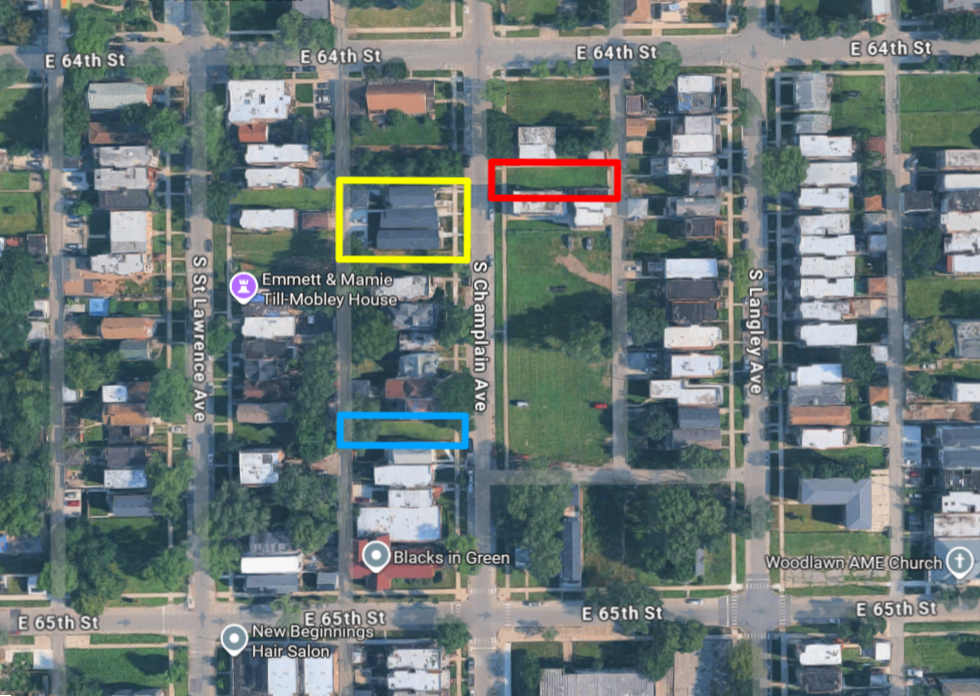 6411 South Champlain Avenue two-flat permitted