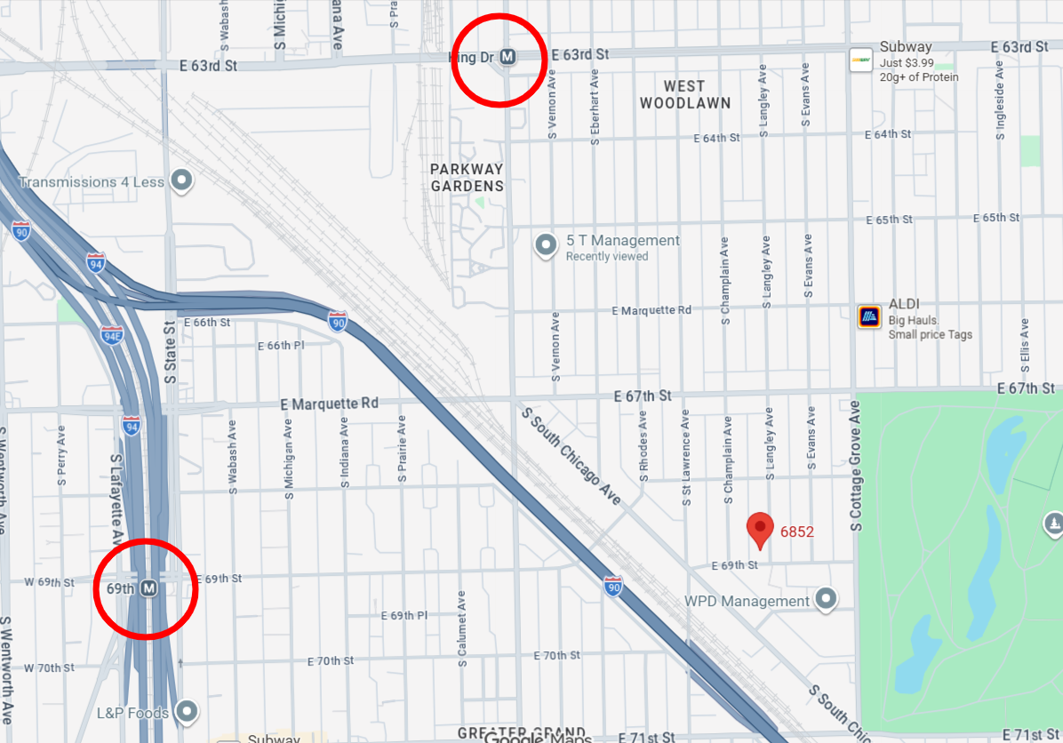 6852 South Langley Avenue construction permitted