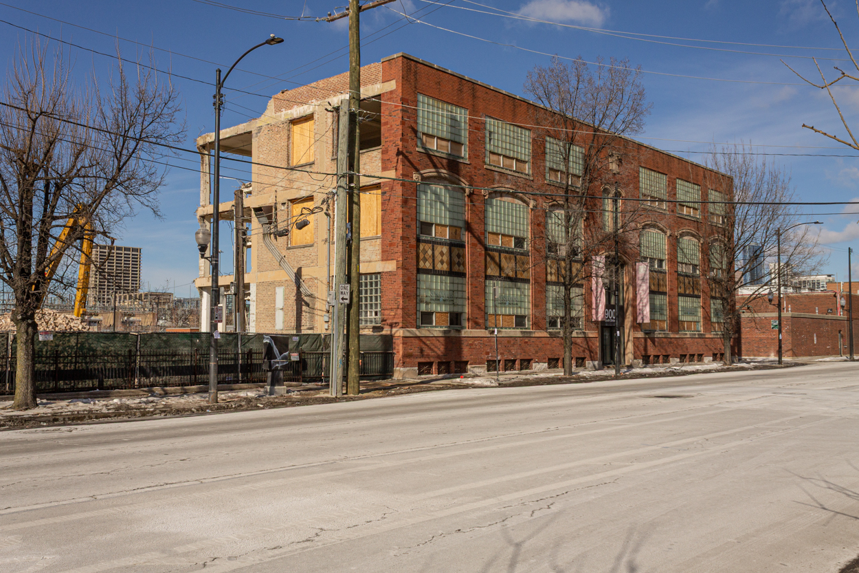 900 South Clinton Street demolition